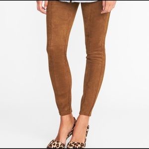 NWT Old Navy Stevie Faux Suede Camel Leggings XL